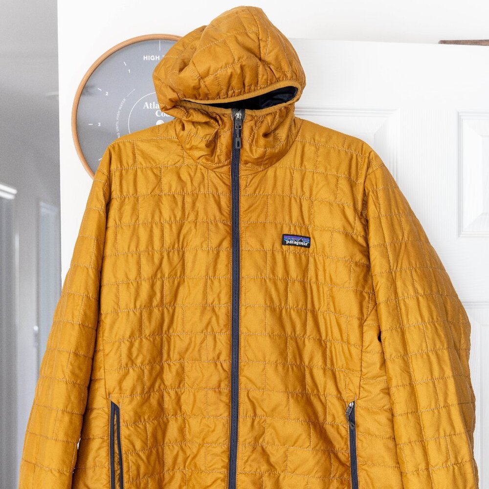 Nano Puff Hoody Patagonia Men's Size Large Raptor Brown